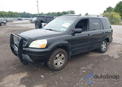 2005 Honda Pilot Ex-L z USA, uszkodzony, nr VIN 2HKYF18525H509508
